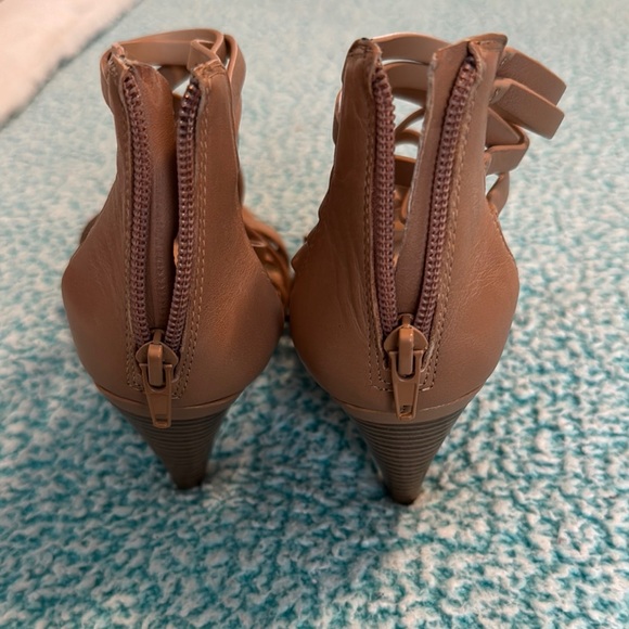 INC International Concepts Tan Strappy Heels - Picture 2 of 4